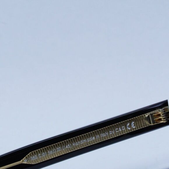 🕶️ New Cutler and Gross CG1353S 001 Sunglasses - Black on Crystal Frame - Picture 6 of 10